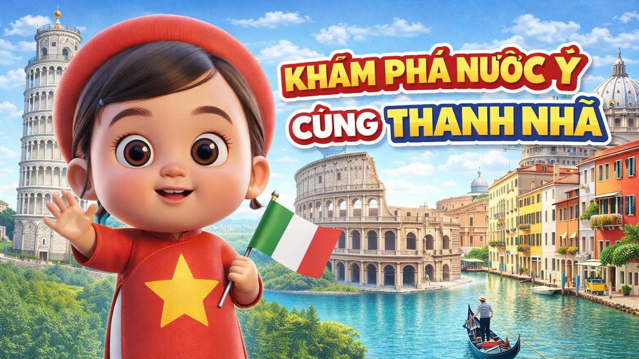Khám phá nước Ý cùng Thanh Nhã | Hoạt hình thiếu nhi