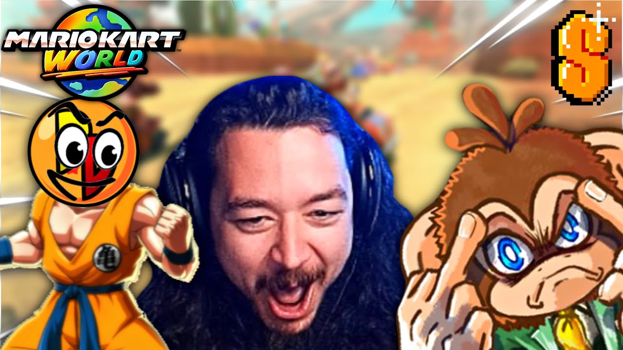 Who Is The BEST Racer In MARIO KART WORLD!?! W/ The SQUAD