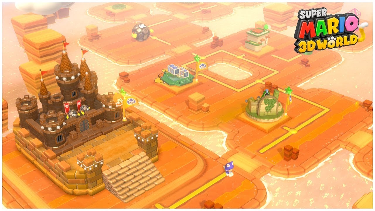 Let's Play Super Mario 3D World With 🍄 Toad! [WORLD 4]