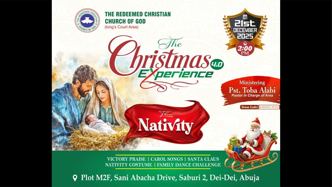 RCCG Kings Court Area Christmas Carol 2025