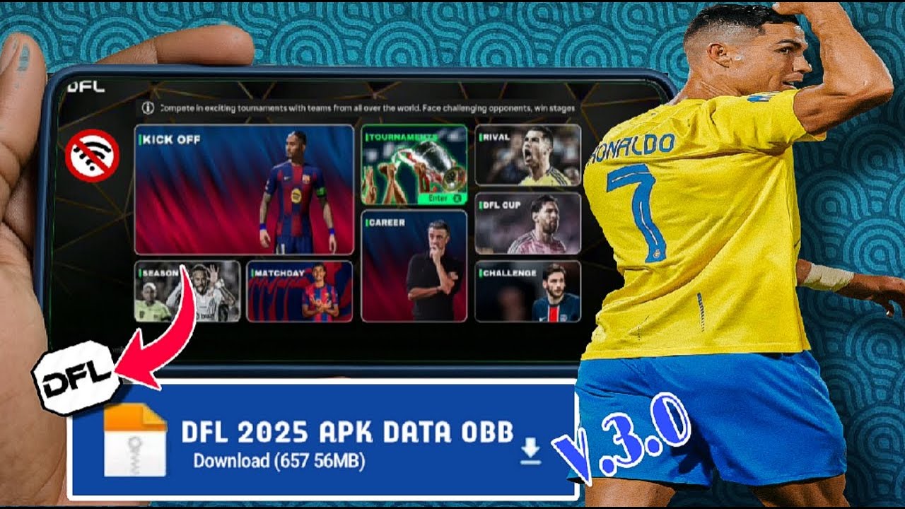TÉLÉCHARGER DFL 2025 APK DATA OBB ANDROID OFFLINE 🤯 AVEC MODE CARRIERE INCLUS