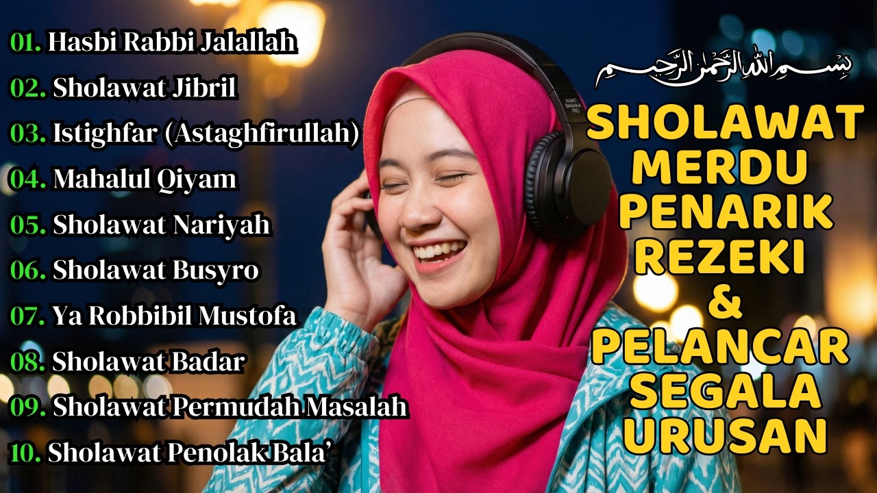 SHOLAWAT NABI TERBARU 2026 PALING BANYAK DICARI | FULL ALBUM | SHOLAWAT JIBRIL PENARIK REZEKI,BUSYRO