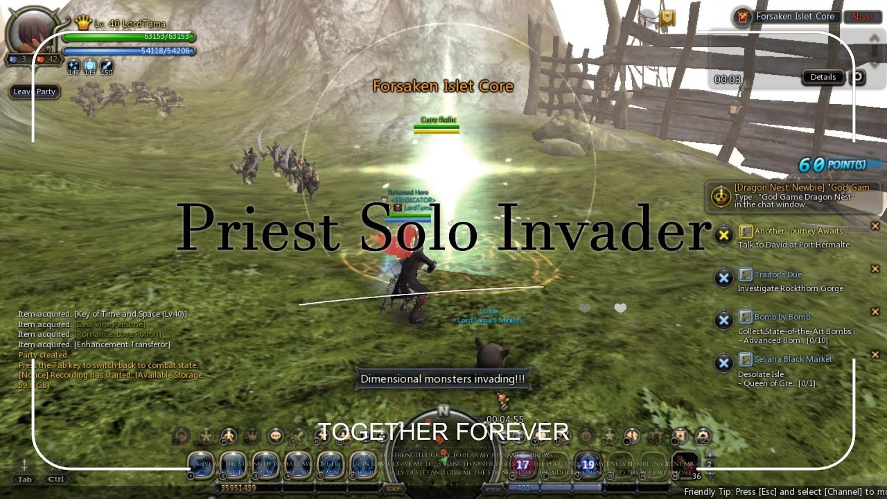 DN Classic Priest Solo Invader under 1 minute