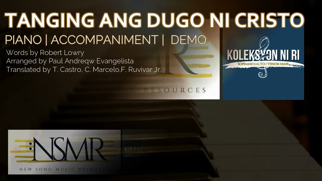 Tanging ang Dugo ni Cristo | Piano | Accompaniment | Lyrics