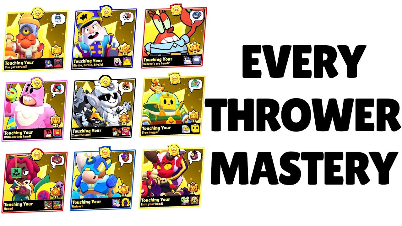 This Is How I Mastered EVERY Thrower In Brawl Stars