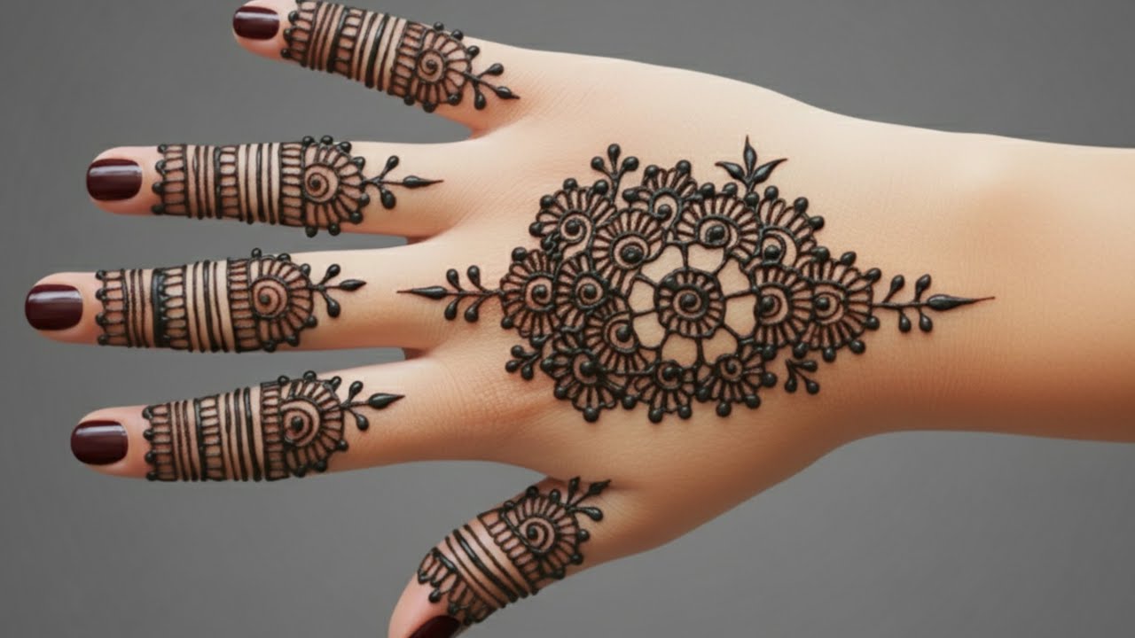 Beautiful & Easy Mehndi Design | Simple Arabic Mehndi for Beginners