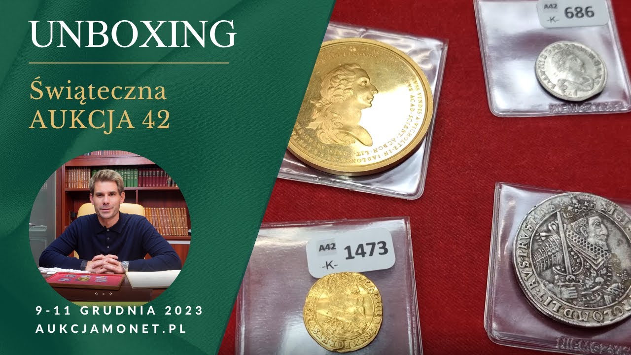 Unboxing Świątecznej Aukcji 42 - czyli numizmaty z nadchodzącej licytacji | Ponad 2500 numizmatów