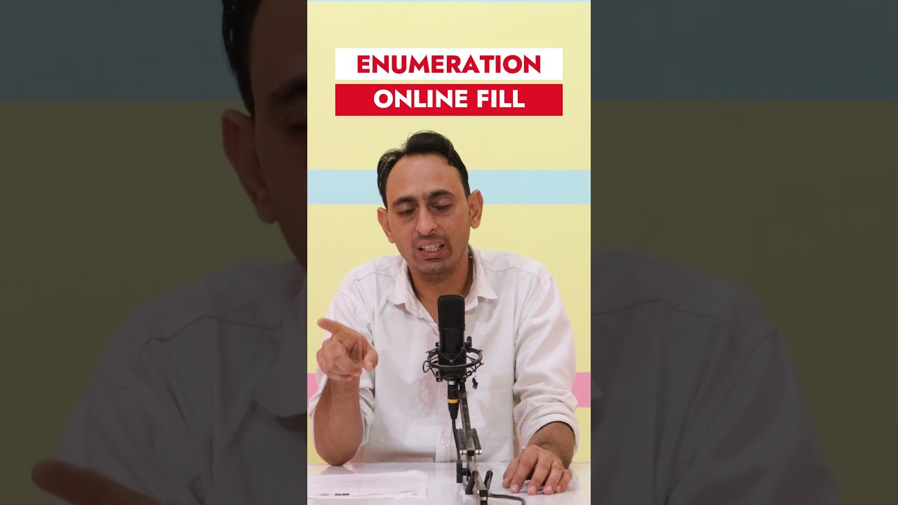 How to fill enumeration form online using blo app