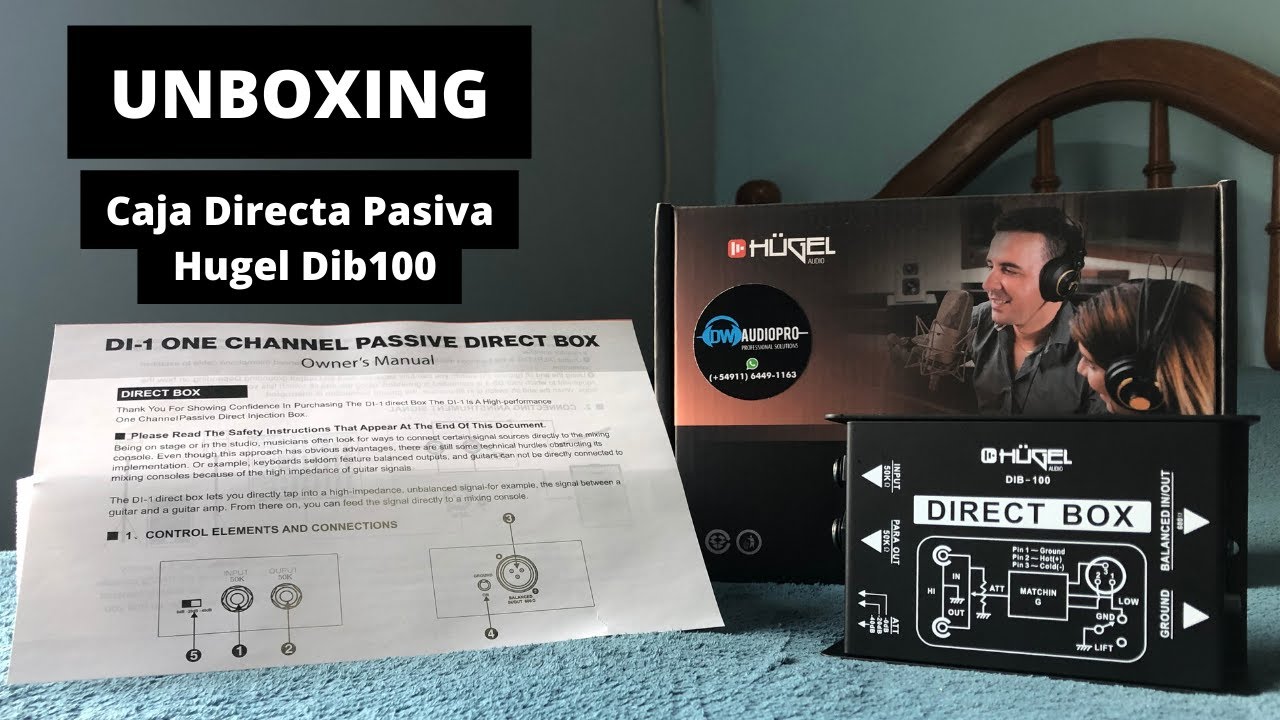 UNBOXING | Caja Directa Pasiva Hugel DIB100 (DI BOX)