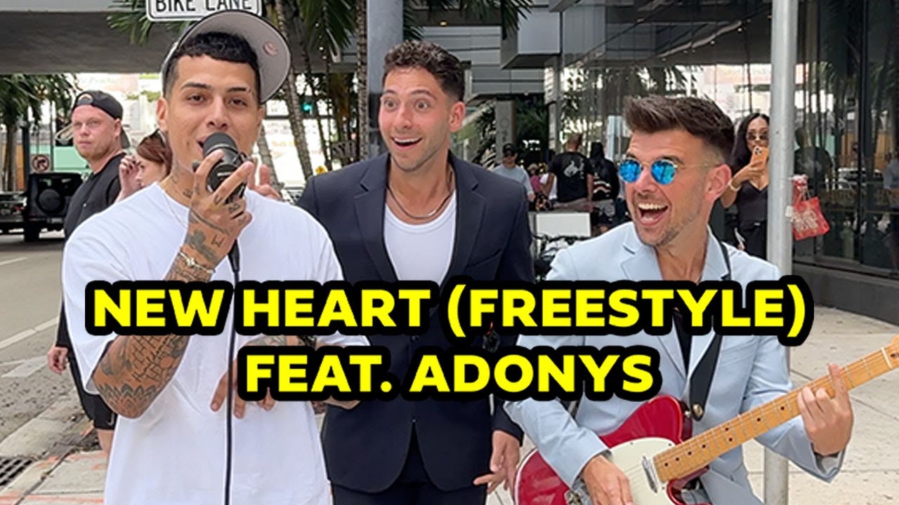 Crash Adams - New Heart Freestyle Feat.  @Adonys10official  (Official Lyric Video)