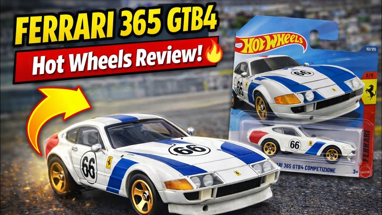 HOT WHEELS FERRARI 365 GTB4 COMPETIZIONE 2/5 FROM 2026 