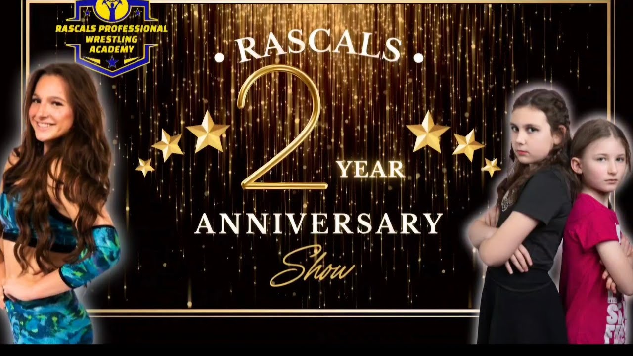Rascals Children's Wrestling 2nd Anniversary Show Match 2 - Casey Diamond w Millie Vs Maddy Morgan