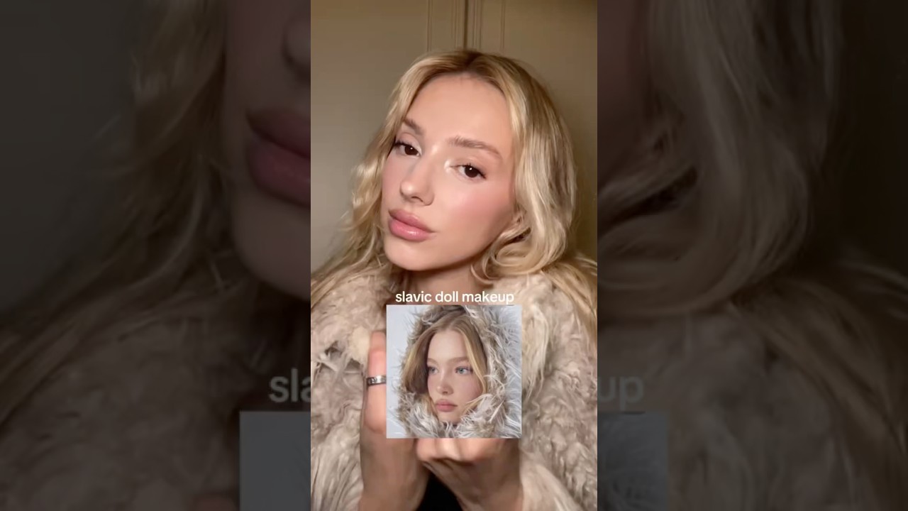 Slavic doll makeup✨🎀❄️ 