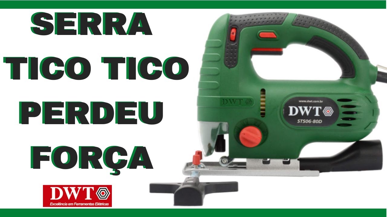 SERRA TICO TICO PERDEU A FORÇA - COMO TROCAR O ESTATOR?