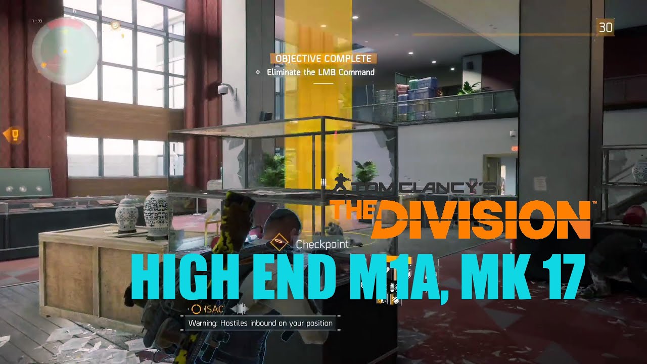 The Division High End M1A, MK17 Farming Guide