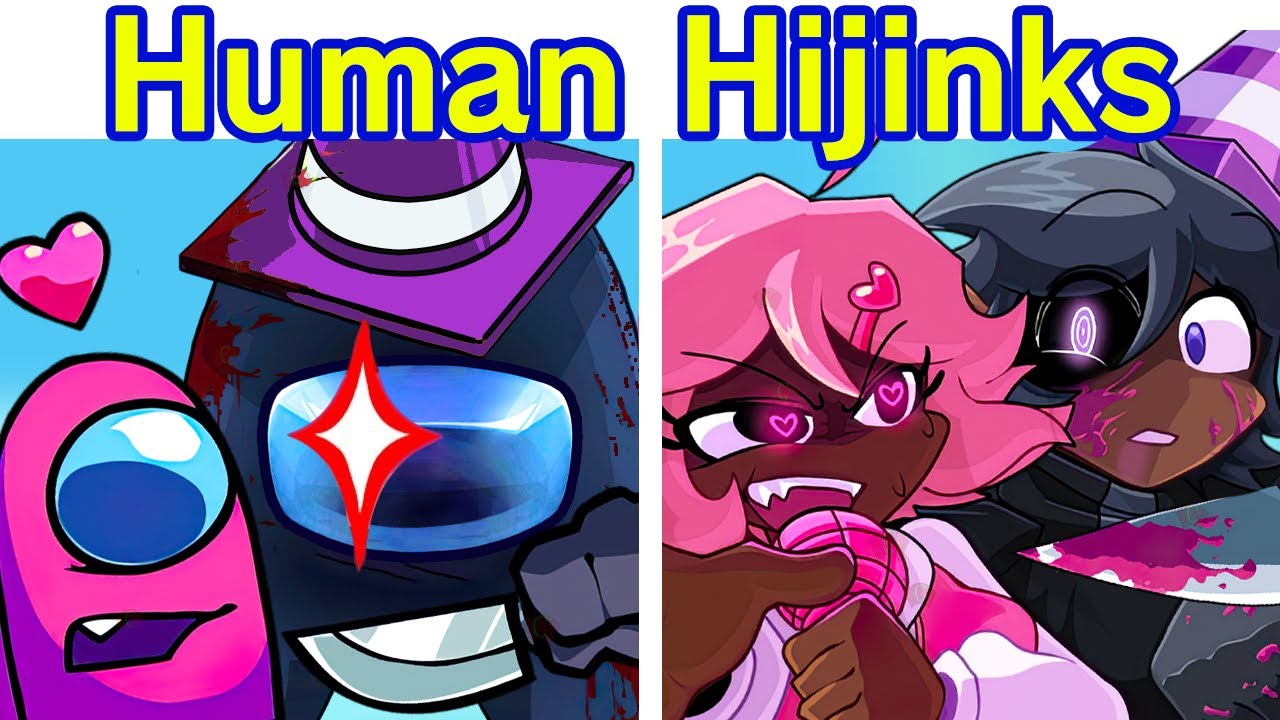 Friday Night Funkin' VS Impostor Human Hijinks DEMO (FNF Mod) (Among Us/Black Imposter V4)