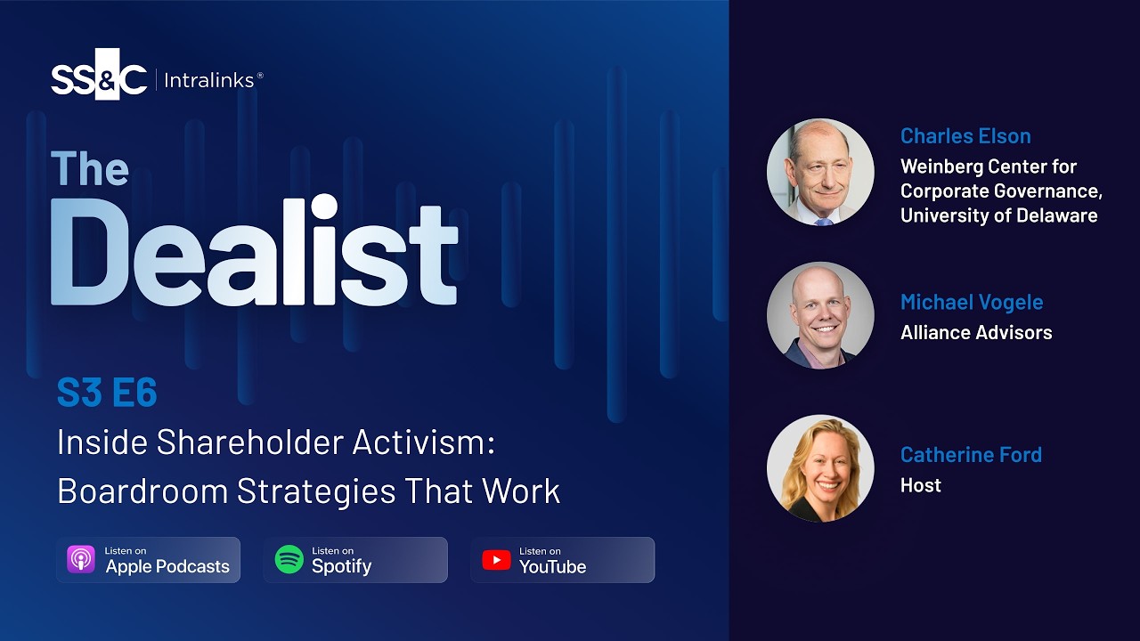 Inside Shareholder Activism: Boardroom Strategies That Work | SS&C Intralinks