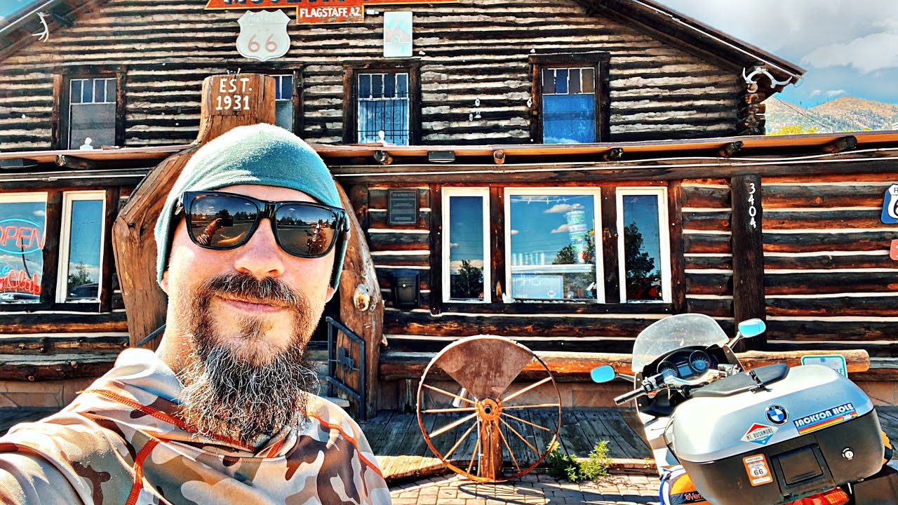 Motorcycle Camping, Route 66, Sedona Arizona then down to the Border Lands.