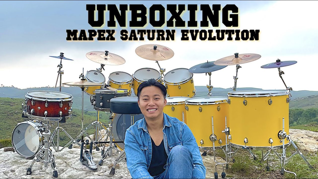 my Mapex Saturn Evolution 💛 VLOG!