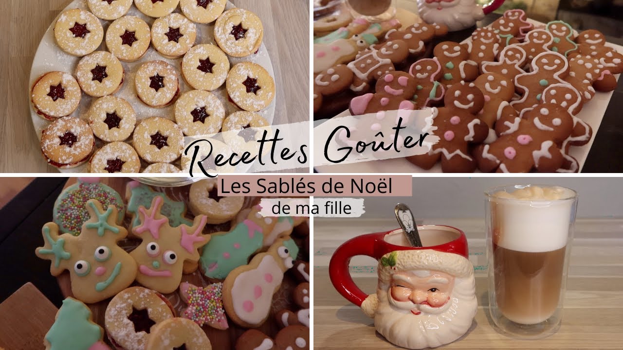 Recettes pour un Goûter: Sablés de Noël (simple, rapide, efficace)