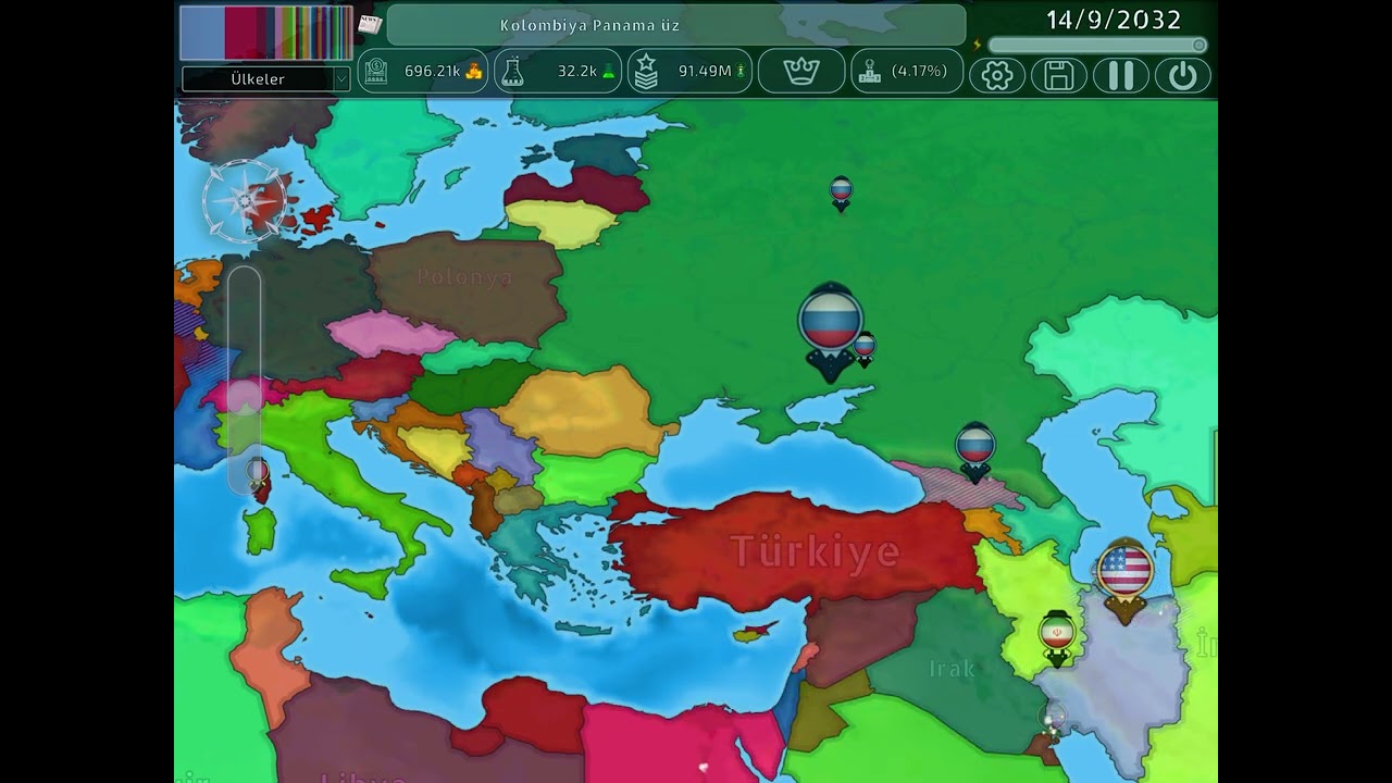 Rusya 🇷🇺 olarak soviyetler birliğini kurmaya çalıştım