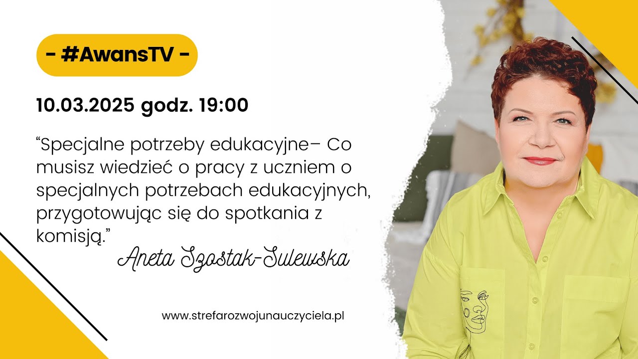 „Co musisz wiedzieć o pracy z uczniem o specjalnych potrzebach edukacyjnych.”
