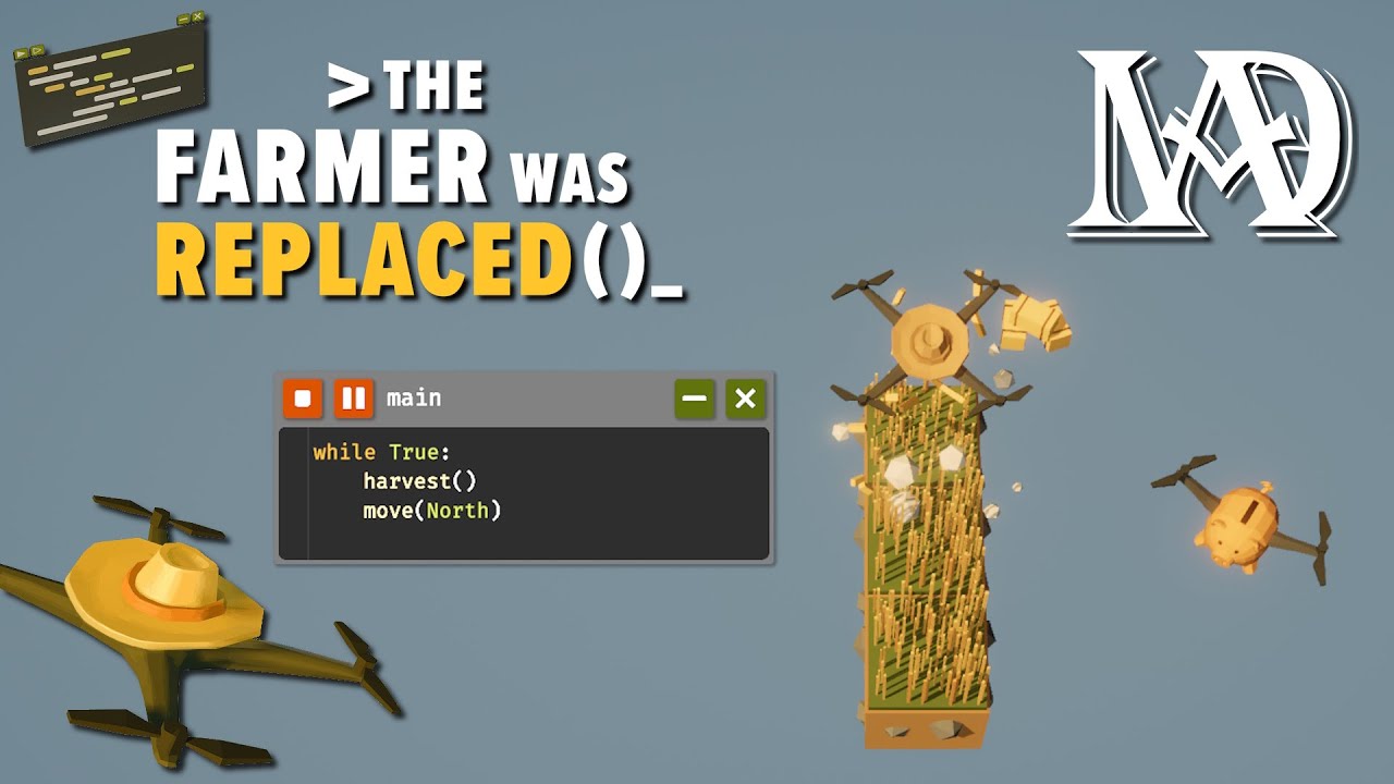 The Farmer Was Replaced - APPRENDRE &Agrave; CODER EN S'AMUSANT #presentation #tutorial #1