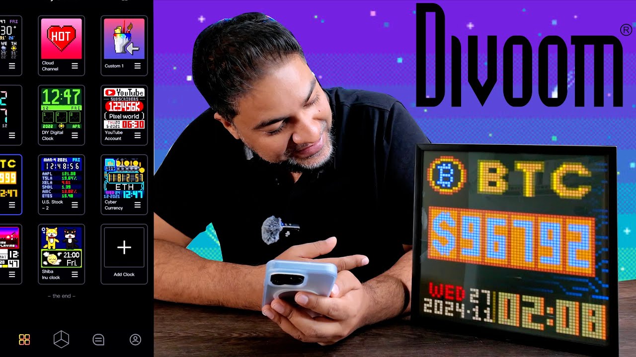 Pixoo 64 от Divoom, цифровой пиксельный дисплей 64x64