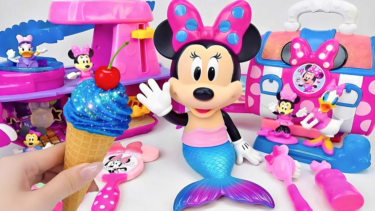 Minnie Mouse 2026🎀 Set Unboxing del maquillaje vs juego médico rosa de Minnie, colección de Disney