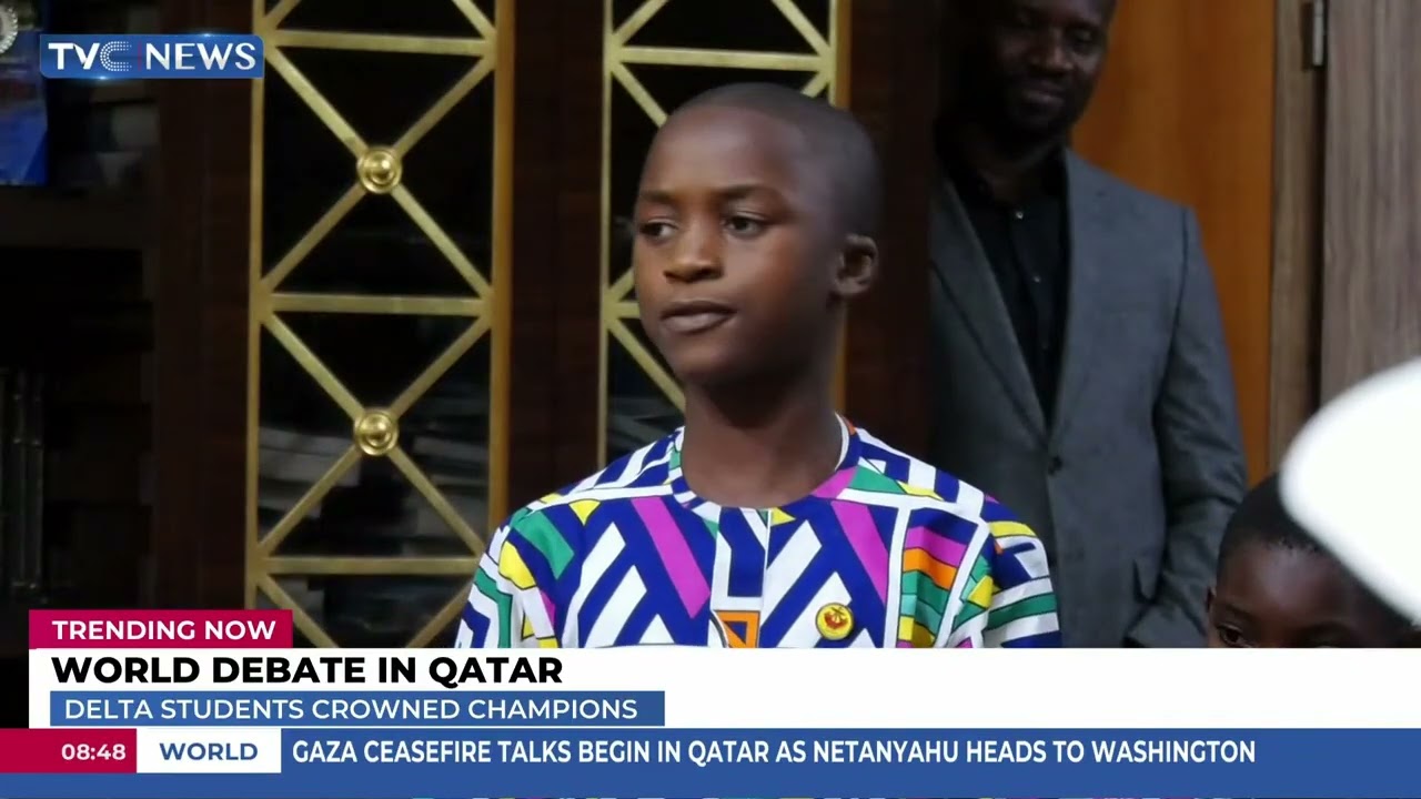 Trending Now: World Debate In Qatar Delta Student Crowned Champions