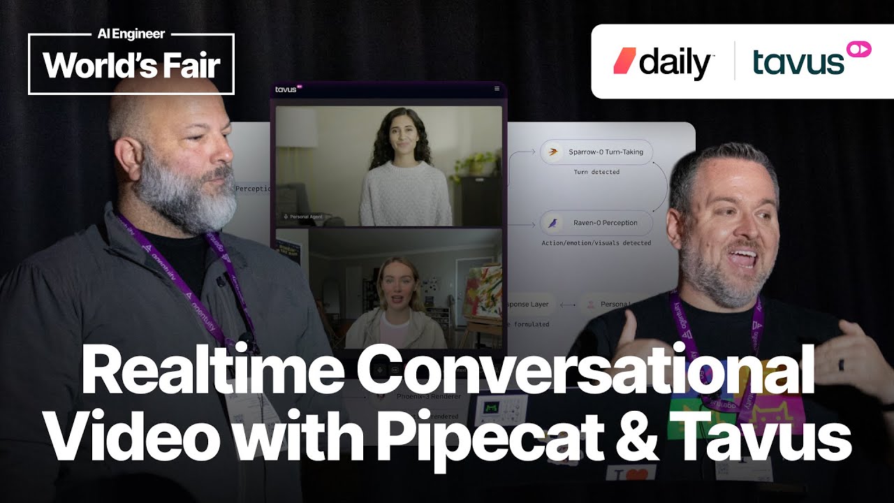 Realtime Conversational Video with Pipecat and Tavus — Chad Bailey and Brian Johnson, Daily & Tavus
