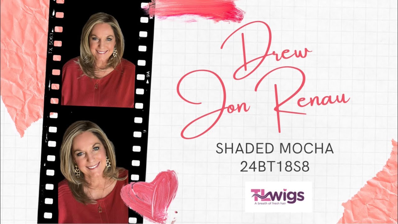 Drew❤️Jon Renau❤️Shaded Mocha❤️@TLwigs Wig Review❤️2 Comparisons