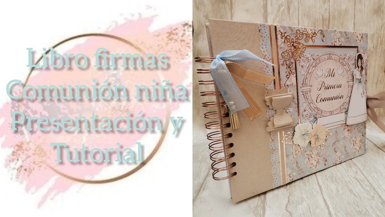 Libro firmas comunión niña #Dayka #Hoyesmidía