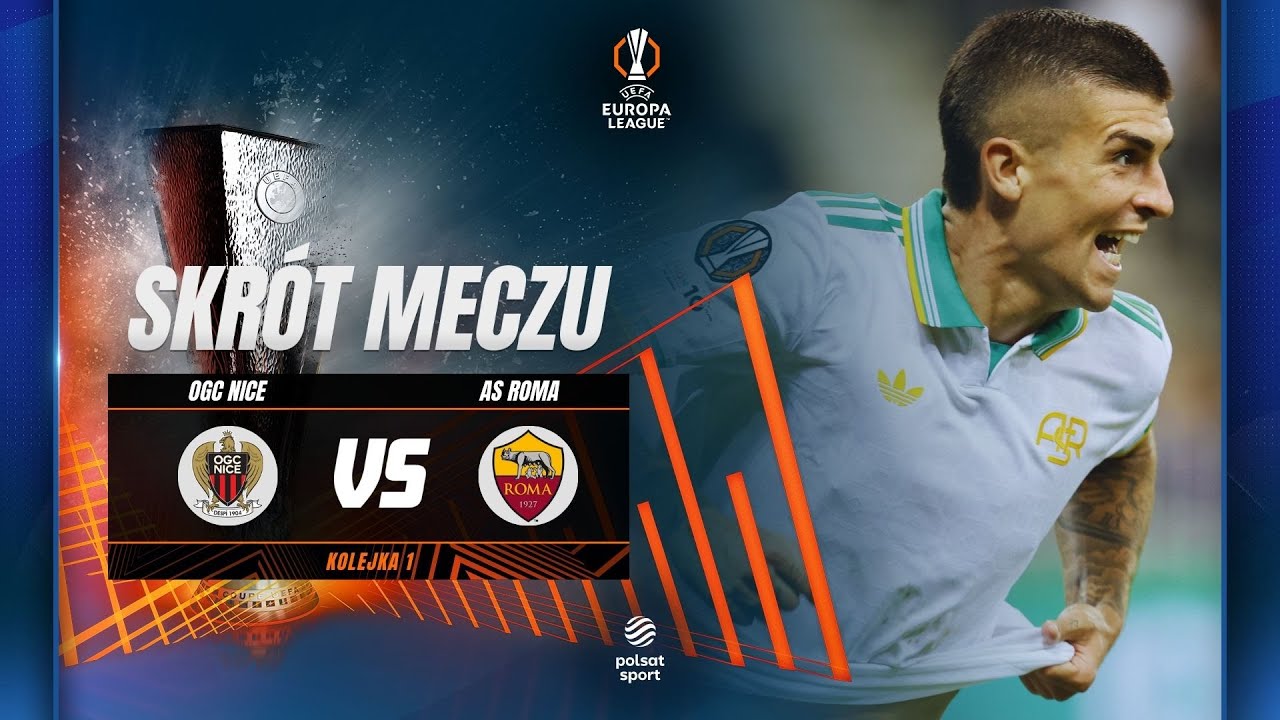 SKR&Oacute;T: OGC NICE - AS ROMA I LIGA EUROPY