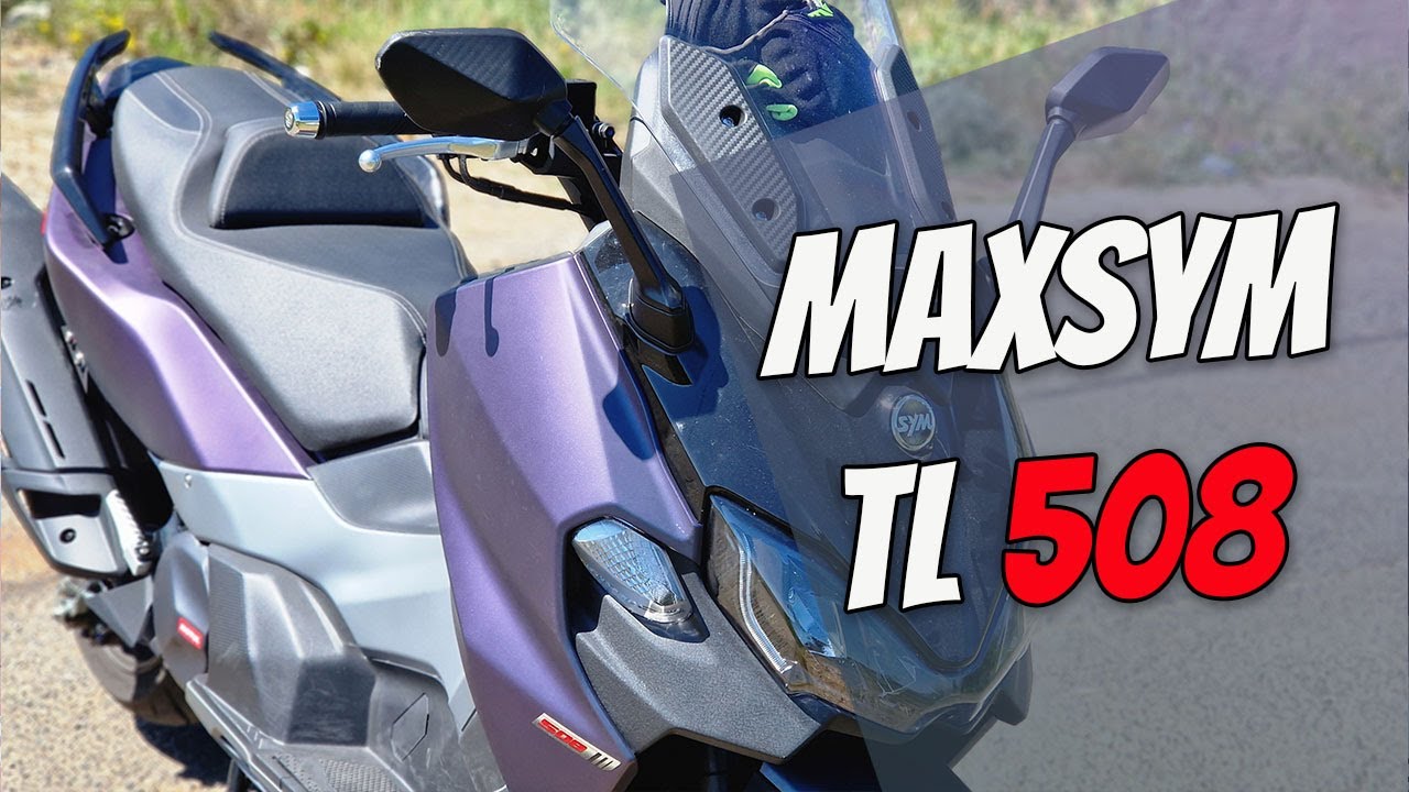 Sym MaxSym TL 508 ★ Review & TestRide  ★ 🔥🔴 - PORTUGUES 💯✅