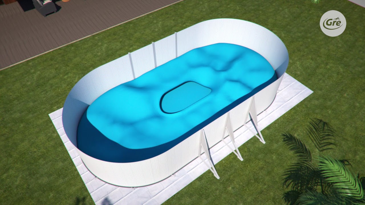 Piscinas desmontables de acero Gre / Gre Steel wall removable pools