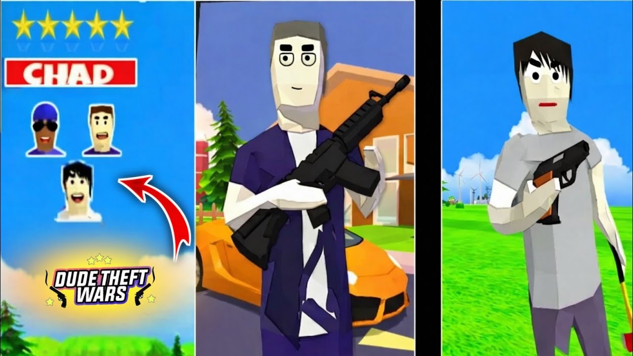 NEW CHARACTER CHAD IS COMING SOON | IN DUDE THEFT WARS 