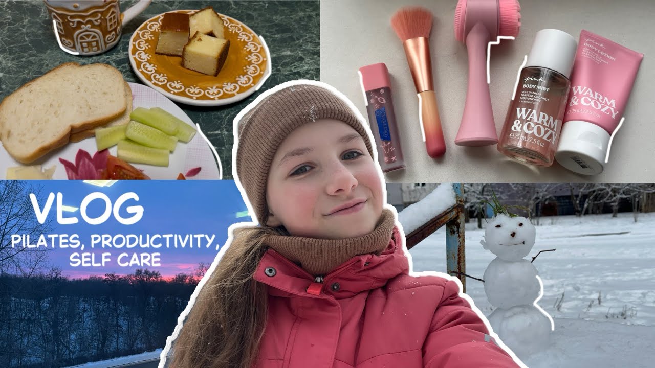 VLOG: повертаю продуктивність // пілатес 🧘‍♀️// прогулянка