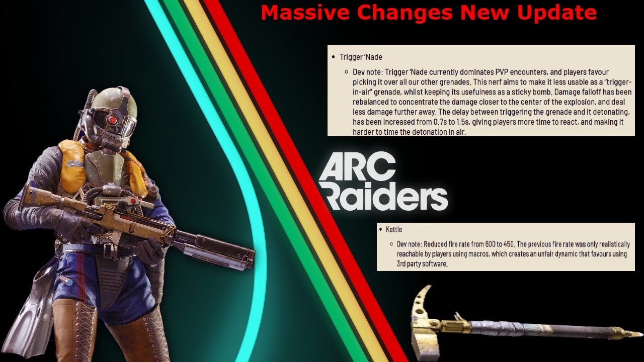 В обновлении Arc Raiders произошли большие изменения!!!