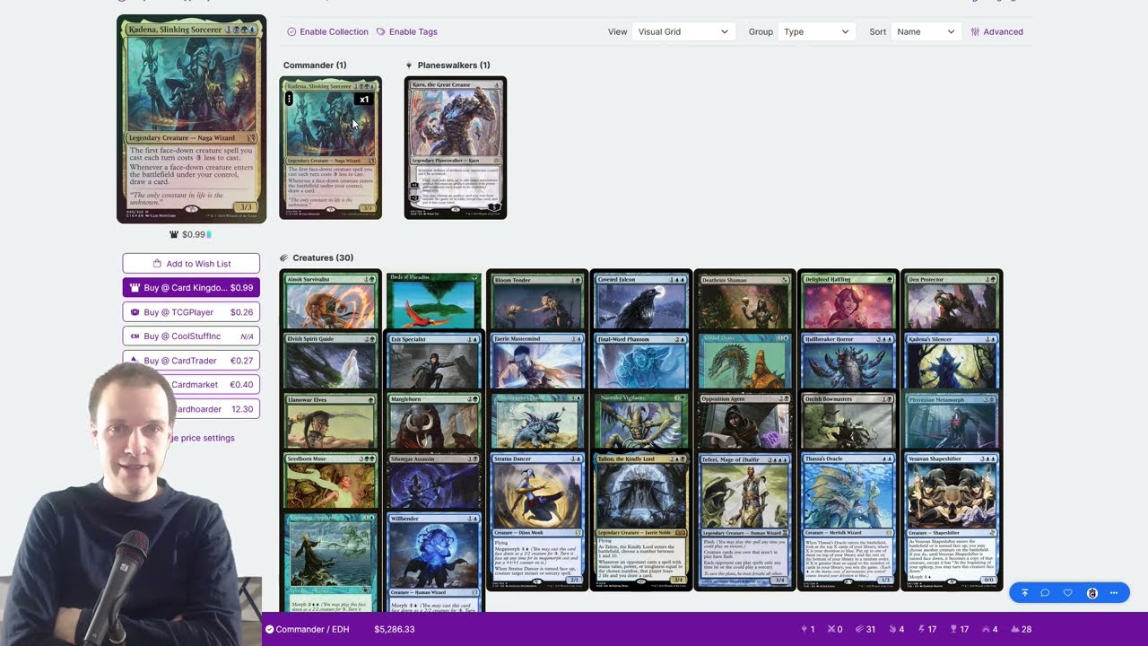 Kadena, Slinking Sorcerer Won a cEDH tournament deck tech