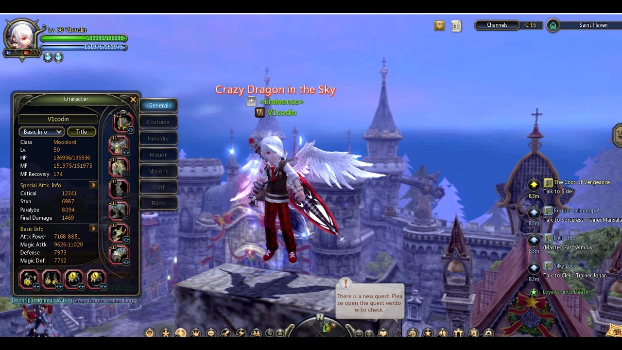 1st Clear Gigantes Nest (Hell Mode) Moonlord POV 11.8k Magic Attack & 45% FD | 20mins #dnclassic