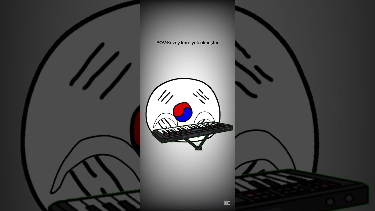 POV:Kuzey kore yok olmuştur (bu video tamamen ironidir) #countryballs