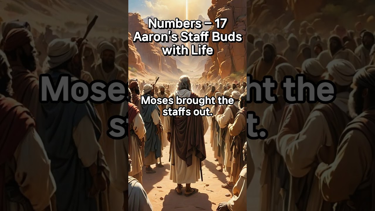 Numbers &ndash; 17. Aaron&rsquo;s Staff Buds with Life  #truth #facts #knowledge
