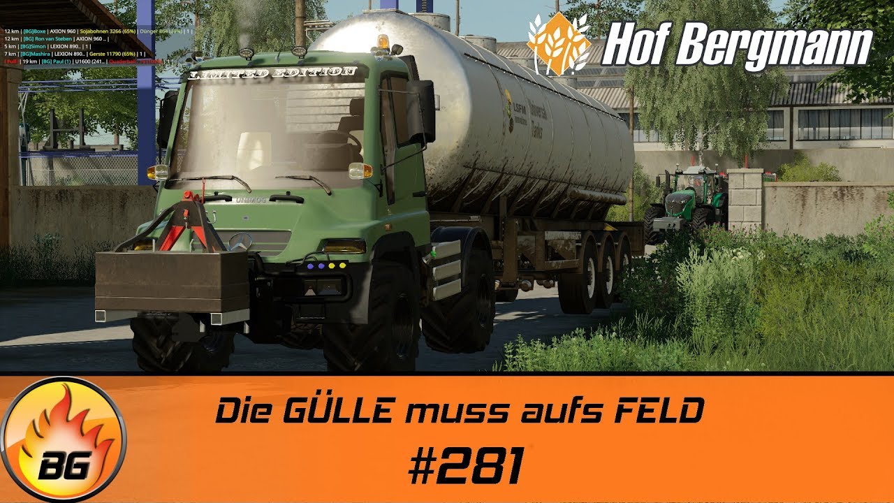 LS19 - Hof Bergmann #281 | Die GÜLLE muss aufs Feld | FS19 | Let's Play [HD]