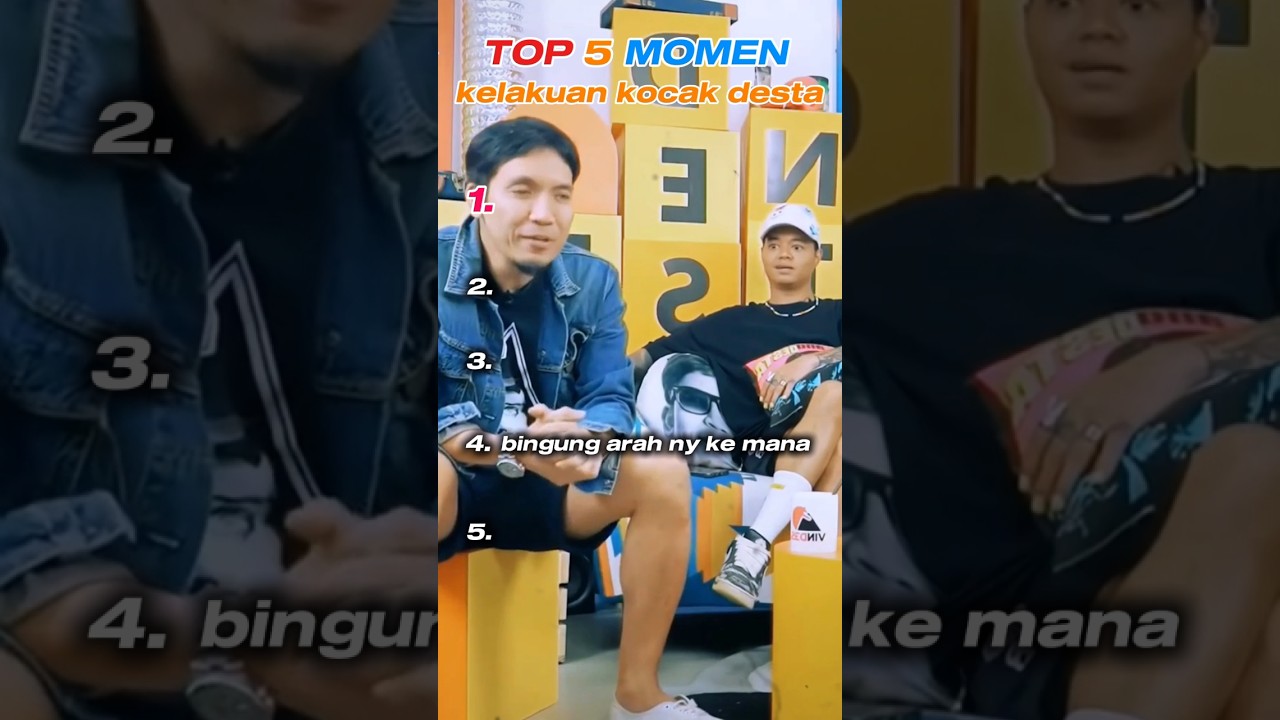 🤣Top 5 momen kelakuan kocak desta #shorts #lucu #desta #vindes #top5moment