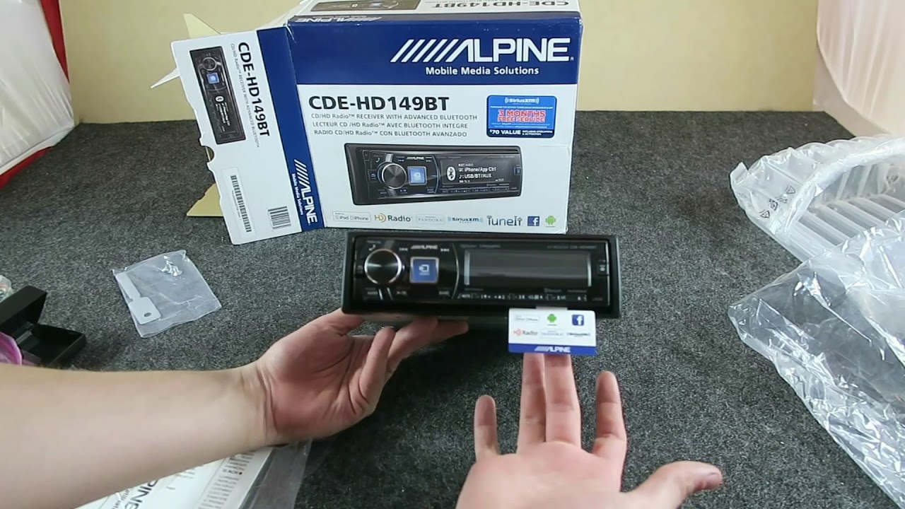 ¿Buscas Calidad? Autoestereo Alpine CDE- HD149BT En Vivo