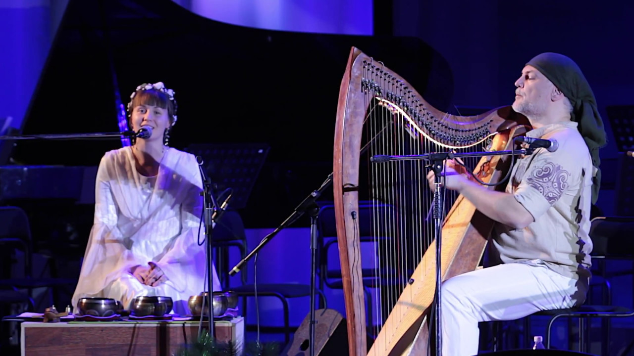 Alizbar & Ann'Sannat Celtic harp /Кельтская арфа /Lullaby/Колыбельная 