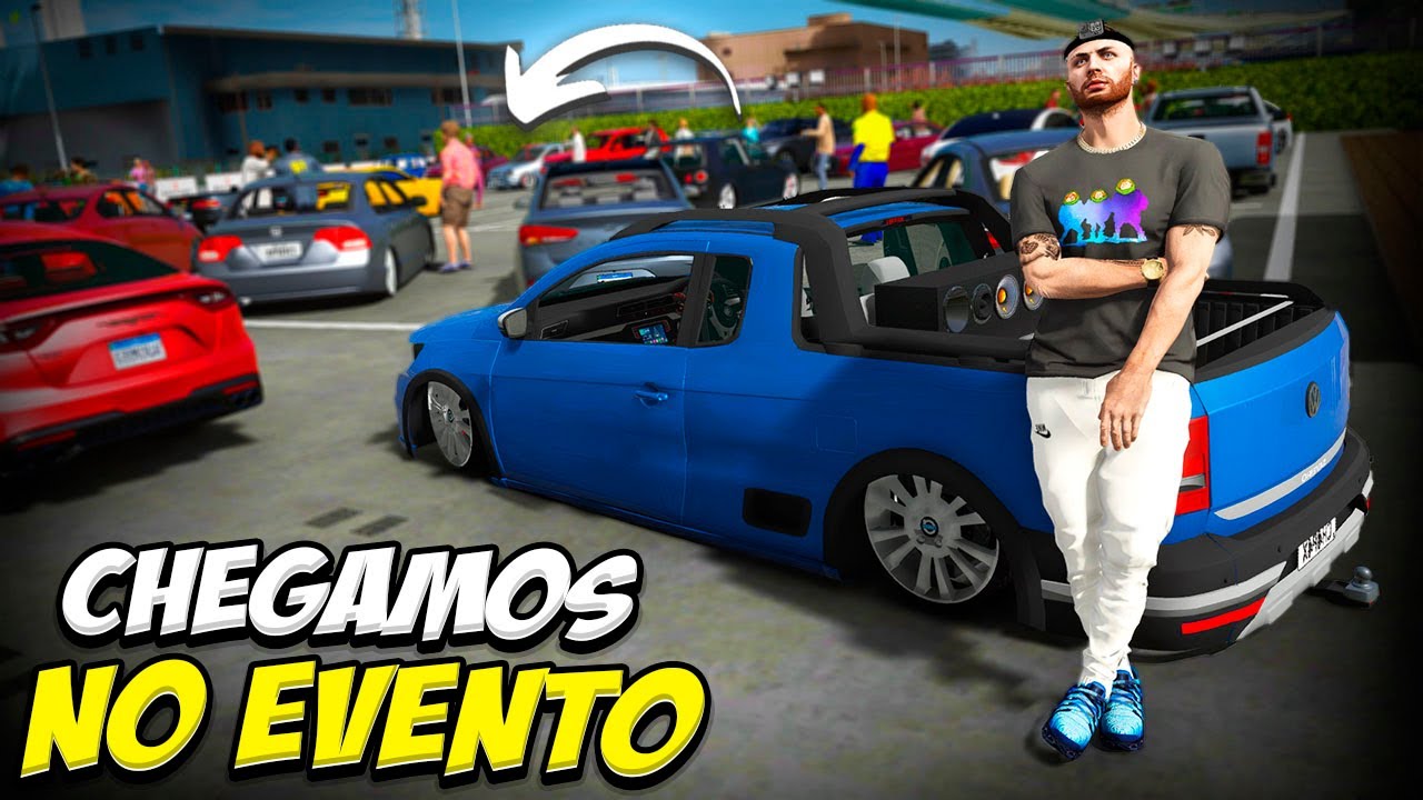 GTA V - VIDA REAL | FUI NO EVENTO DE SAVEIRO SEM LONA TOCANDO SOM ! #439