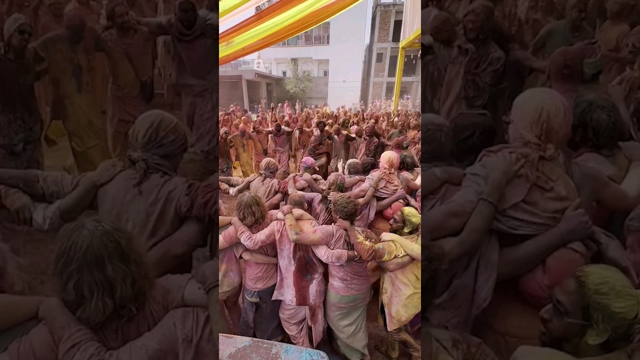 Celebrating Holika Dahan and Holi in Vrindavan, India