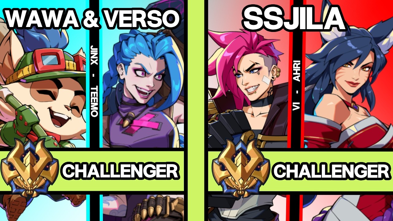 2XKO ▰ WAWA & VERSO (Jinx-Teemo) vs SSJILA (Vi-Ahri) ▰ 2XKO Pro Replays
